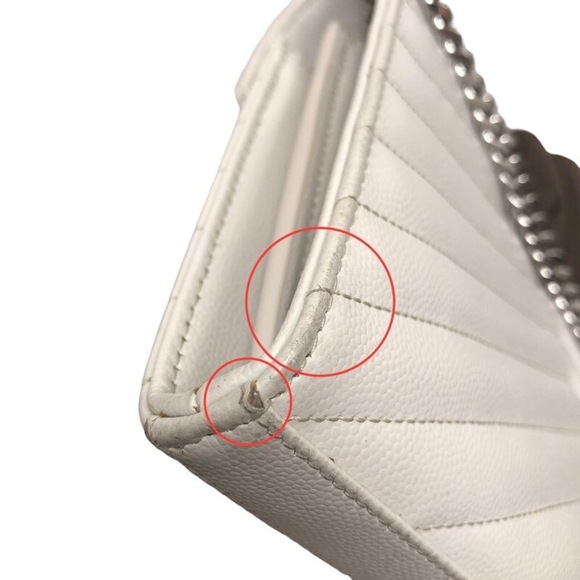 Saint Laurent Stitch Chain Wallet Shoulder Bag - Picture 8 of 12